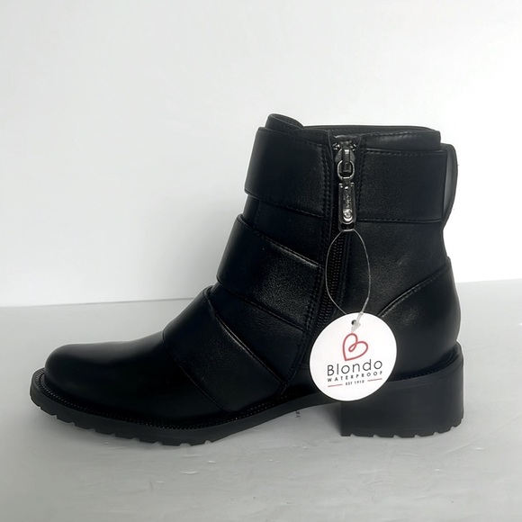 BLONDO Women’s Camila Waterproof 3 Buckle Bootie Lug Sole Boot Size 6.5 New - Picture 7 of 10